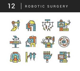 机器人手术图标