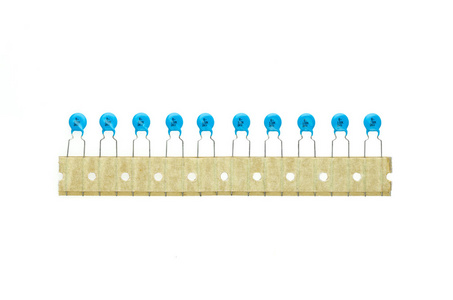 蓝色陶瓷电容器批处理
