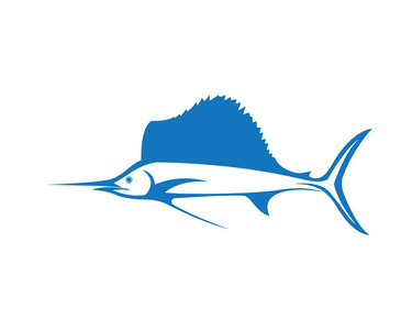 模板矢量鱼锦鲤标志和符号动物马林鱼跳鱼徽标带手绘鱼的无缝彩色图案