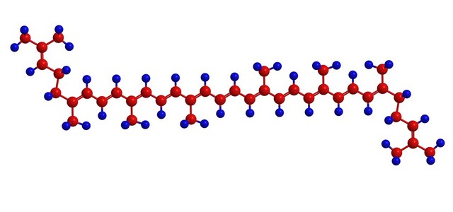 柠檬酸酸分子番茄红素的分子结构照片