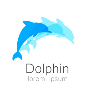 海豚标志图片