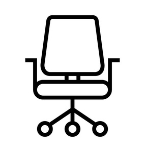 转椅矢量图标照片