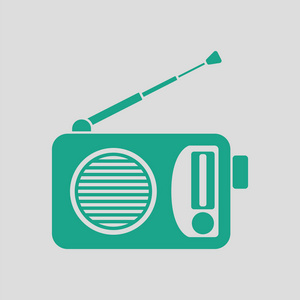 灰色的电台图片