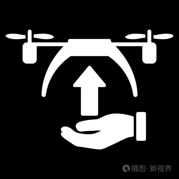 无人机起飞图标