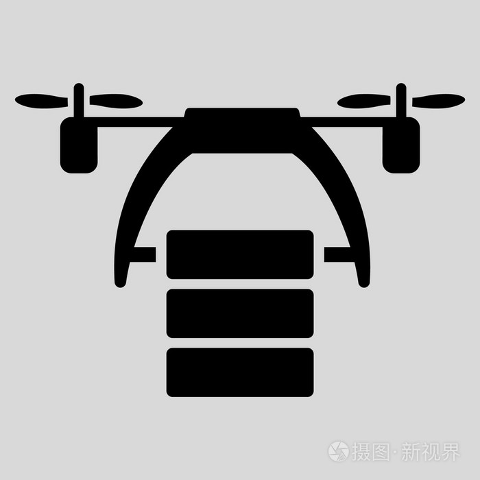 货物无人机图标