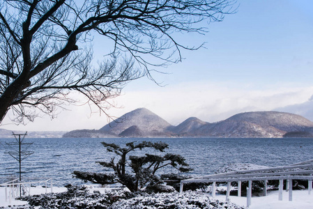在日本北海道洞爷湖图片