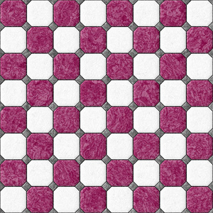 大理石方形地砖灰色 rhombs 与黑色差距无缝花纹纹理背景   白色和热粉红色的颜色