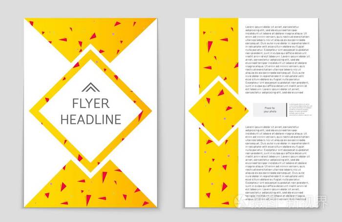 列表, 头版, 样机宣传册主题样式, 横幅, 想法, 封面, 小册子, 打印