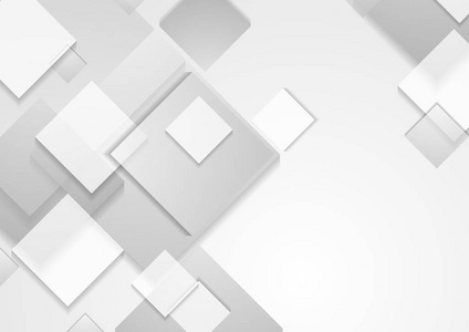 灰色科技抽象方块背景照片