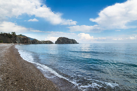 地中海沿岸土耳其海滩