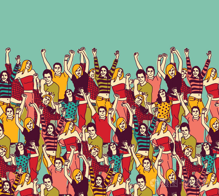 积极快乐的人插画-正版商用图片0n4igd-摄图新视界