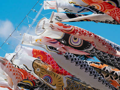 情侣鲤鱼旗图片-情侣鲤鱼旗素材-情侣鲤鱼旗插画-摄图新视界