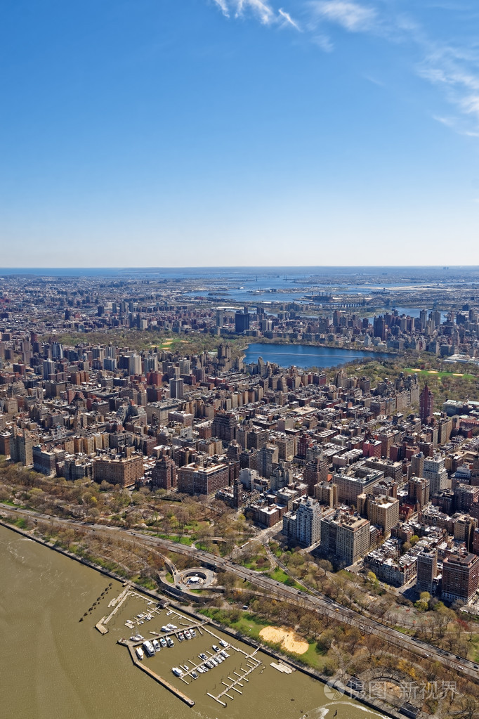 鸟瞰图的布鲁克林纽约