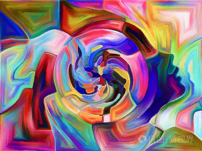 错综复杂的碎片背景