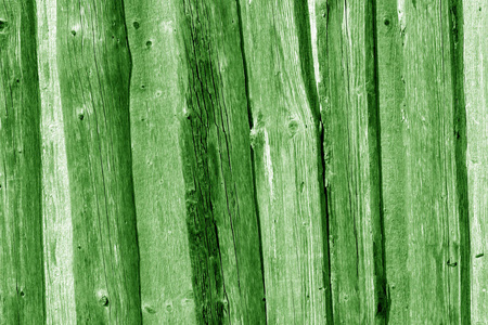 绿色色调的木栅栏图案