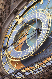 布拉格天文钟在旧市政厅，布拉格，捷克共和国布拉格天文钟