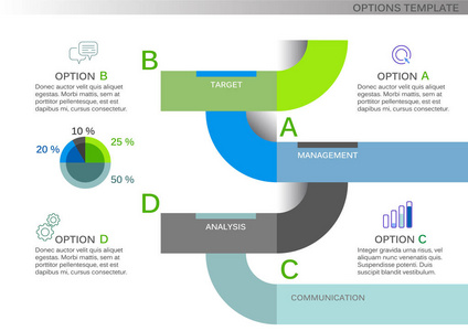 矢量图图表设置。小册子 业务 网页设计模板