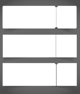 空白事件演唱会门票样机模板。音乐会晚会或节日门票设计模板