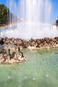 镀金的雕像在 Stadtpark，维也纳约翰  施特劳斯