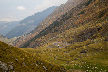 在罗马尼亚 Transfagarasan 公路