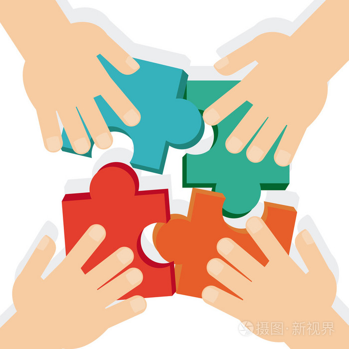 团队合作精神图标设计