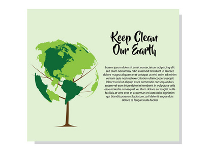 我们的地球保持干净