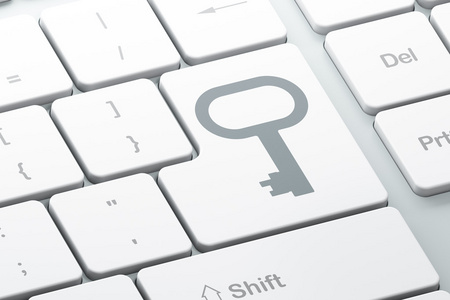 隐私权的概念 关键计算机键盘背景