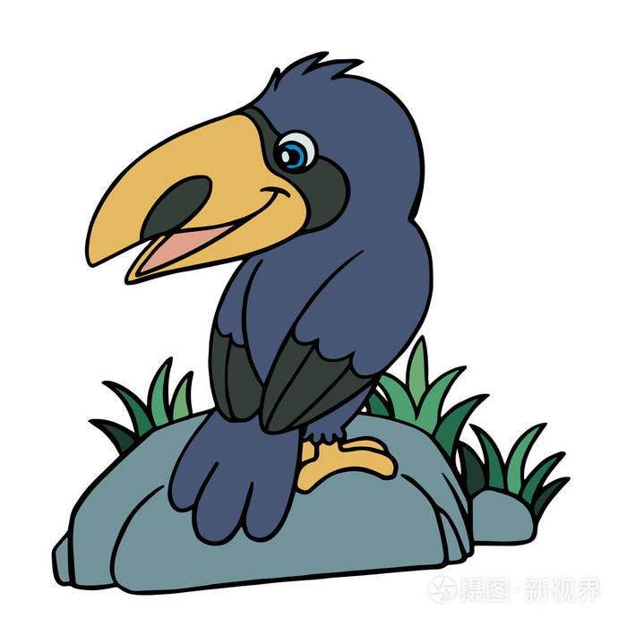 三眼乌鸦动漫图图片