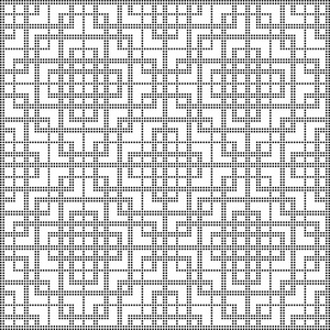 螺旋交叉车的黑色无缝背景瓷砖花纹螺旋曲线方形十字框架链花波峰线