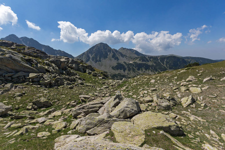 从 Begovitsa 山羊 通行证, Pirin 山, 保加利亚的惊人的风景