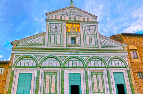 圣米尼亚托阿尔蒙特是意大利佛罗伦萨大教堂