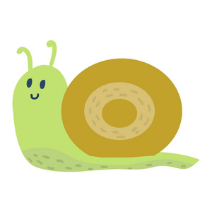 湿的乐趣花园野生动物蜗牛孤立乐趣无脊椎动物湿的黏液害虫螺旋黏糊糊