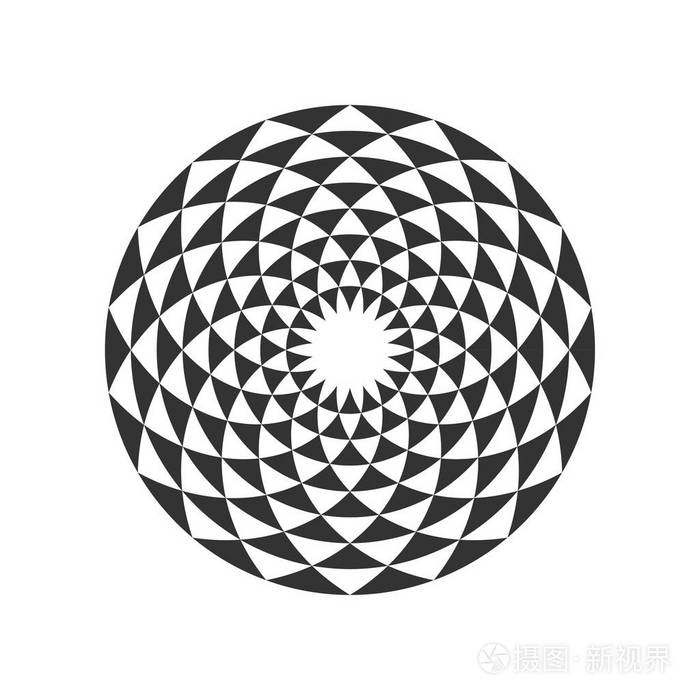 圆形分形设计单元