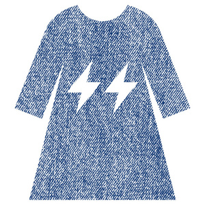 电能量的女孩礼服面料质感图标图片