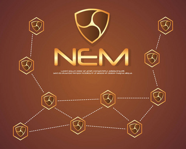 Nem blockchain 风格背景收藏