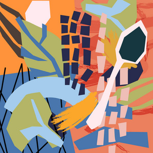 植物拼贴图片-植物拼贴素材-植物拼贴插画-摄图新视界