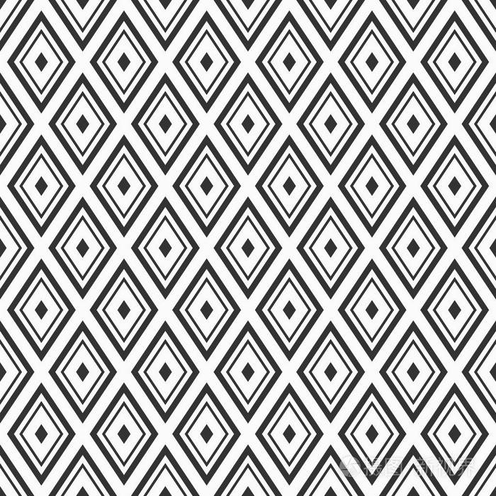 矢量无缝模式.几何背景与菱形