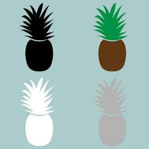 自然色菠萝图标