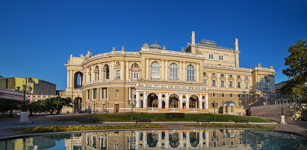 歌剧剧院在敖德萨乌克兰