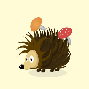 绘图的刺猬图片