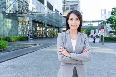 亚洲年轻女商人肖像