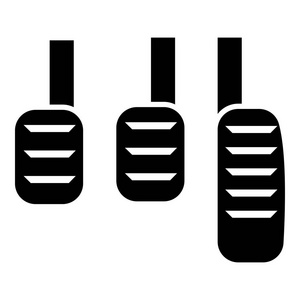 包括汽车, 踏板, 交通信号灯等符号.