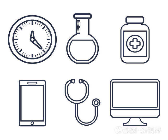 医疗设备的设计插画-正版商用图片0n82lg-摄图新视界