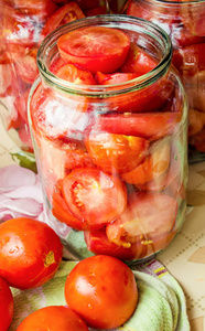 保存西红柿。选择性聚焦