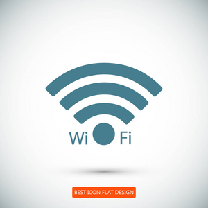 wifi 标志平面图标