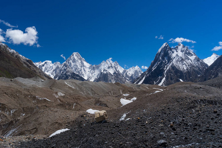 舒尔山地块和冠冕峰，K2 迷航，巴基斯坦