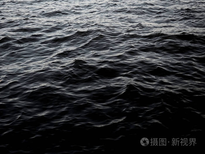 暗黑色水纹理背景