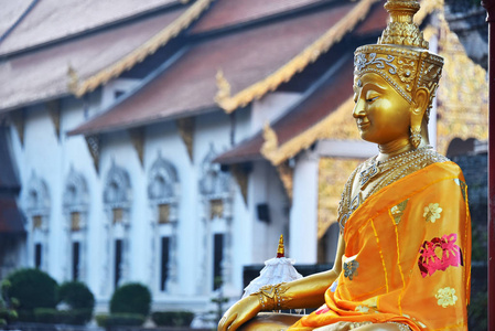 泰国清迈佛教寺庙切蒂