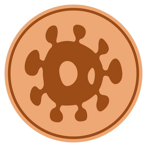 细菌青铜硬币