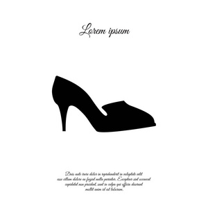 女式高跟鞋鞋图标